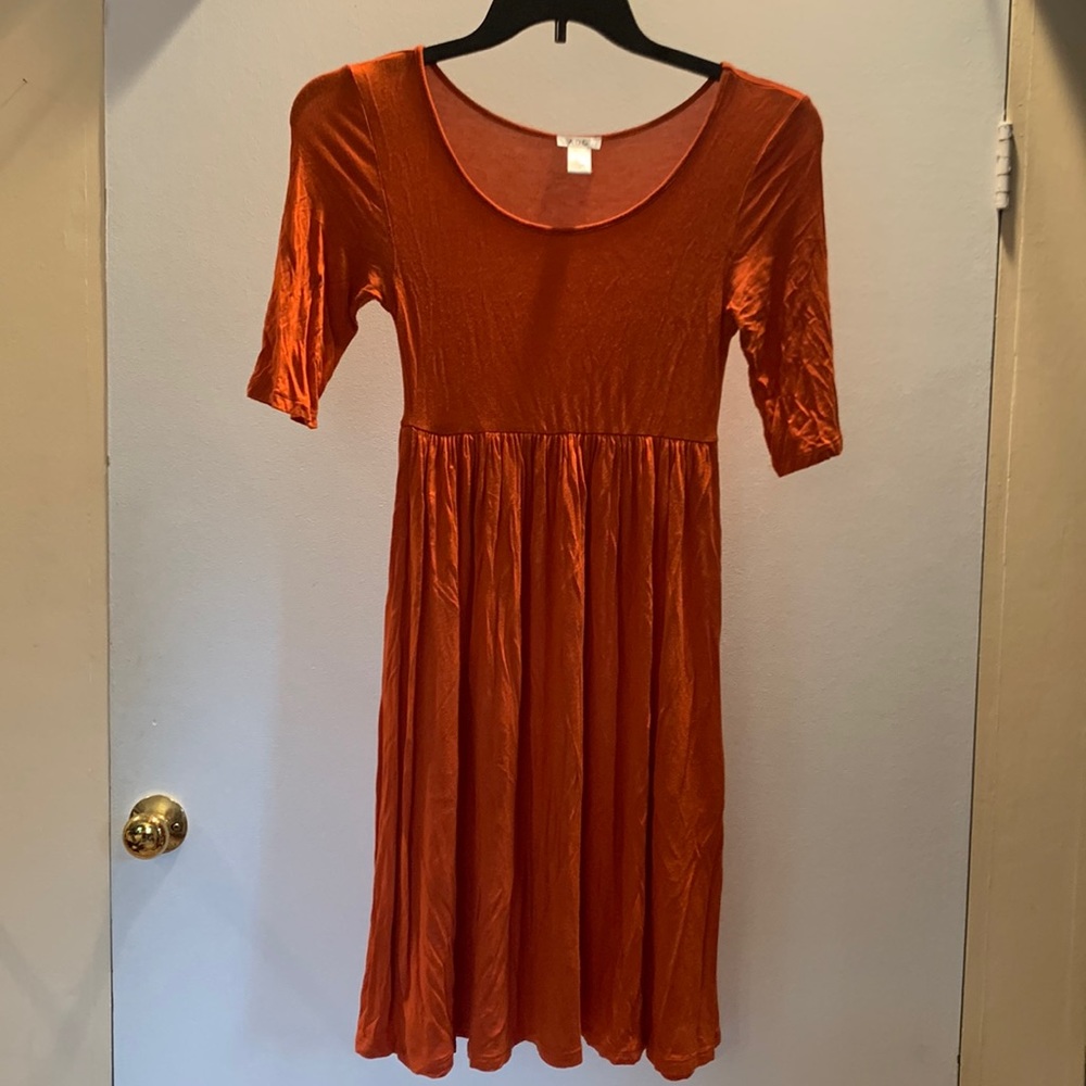 ADC, XS, orange dress